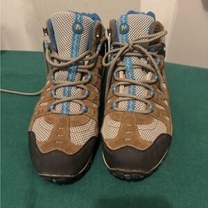 Merrell Brown and Blue Trail Hiking Shoes